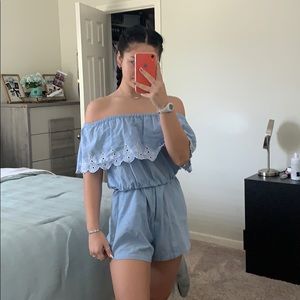 NWT Off the Shoulder Romper